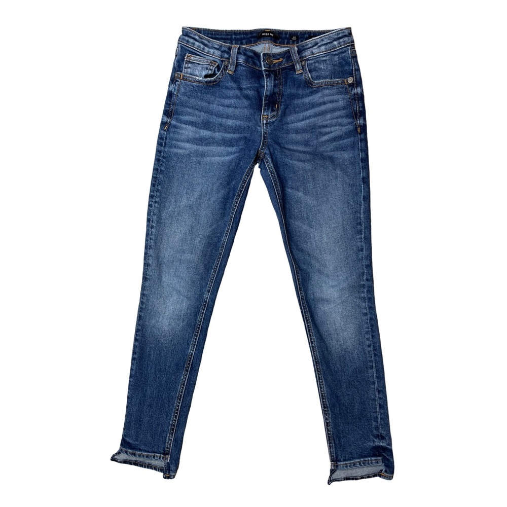 Miss Me Jeans | Women’s Step Hem Ankle Skinny‎ Mid Rise Denim Size 25